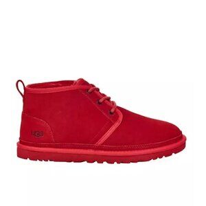 UGG Neumel Red Suede Chukka Boots Samba Men's Size 11 NWOB